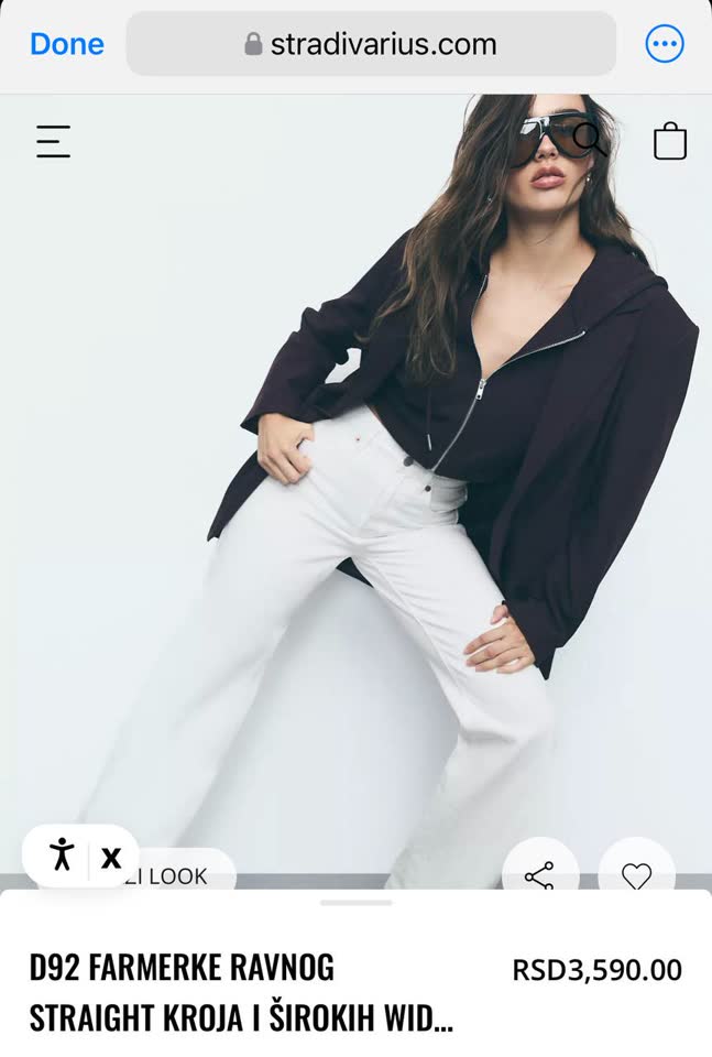 Potpuno nove bele farmerke Stradivarius