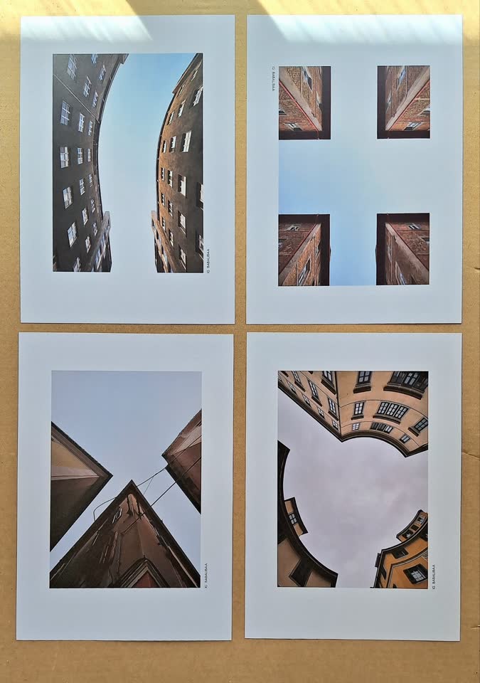 A4 posteri sa beogradskim prolazima, stepeništima i vratima