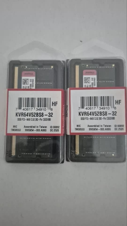 Продам оперативную память Kingston ValueRAM DDR5 для ноутбука