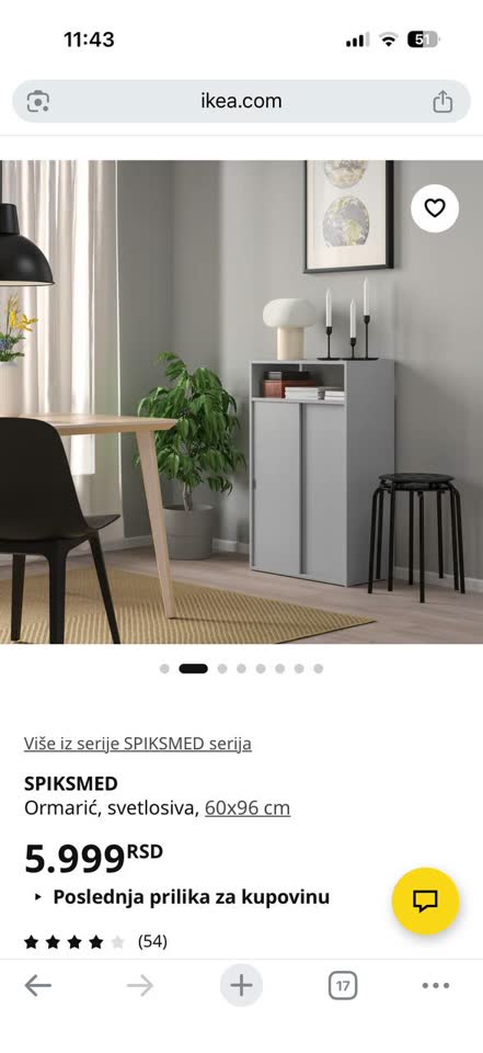 Шкаф IKEA Spiksmed
