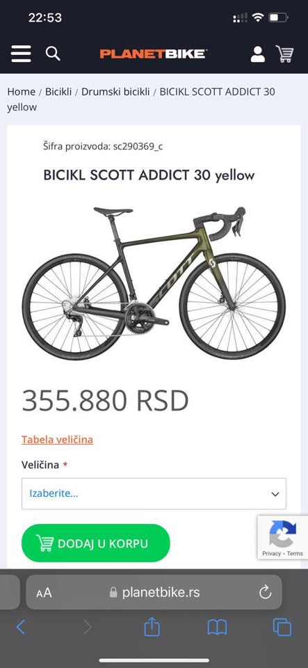 Scott Addict 30 XL