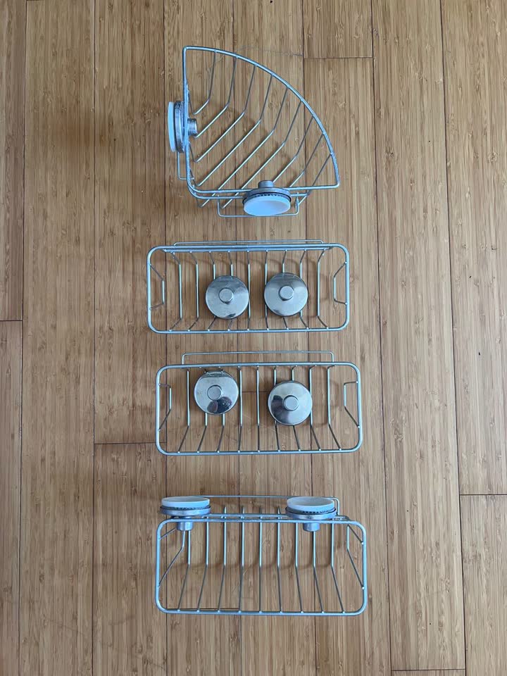 Poličke za kupatilo Ikea Krokfjorden na vakuumskim držačima 🧼
