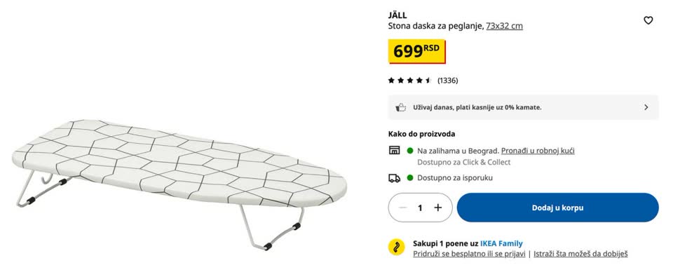 Daska za peglanje