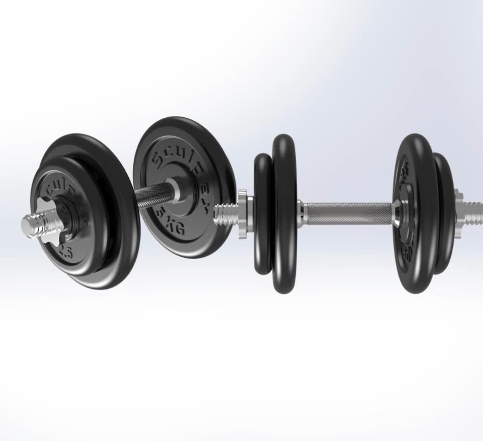 Kettlebell 16 kg, podesive bučice, šipka, blok 62