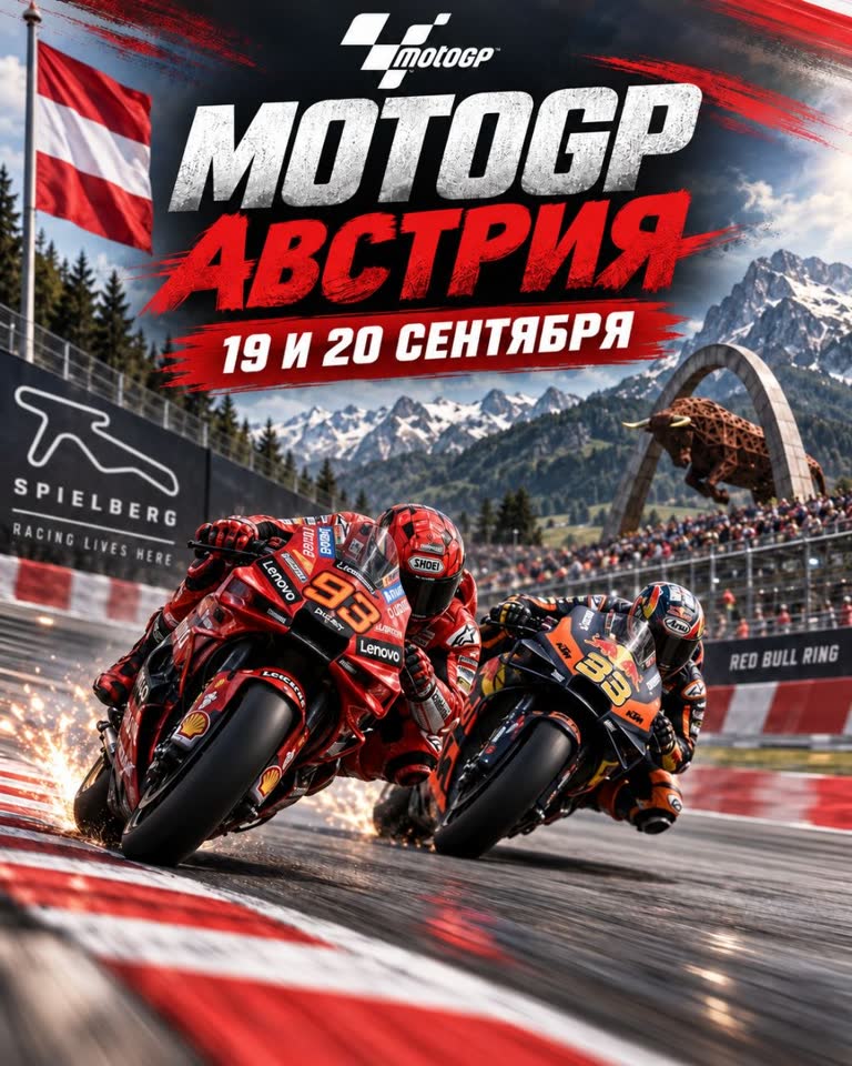Два билета на MotoGP в Австрии