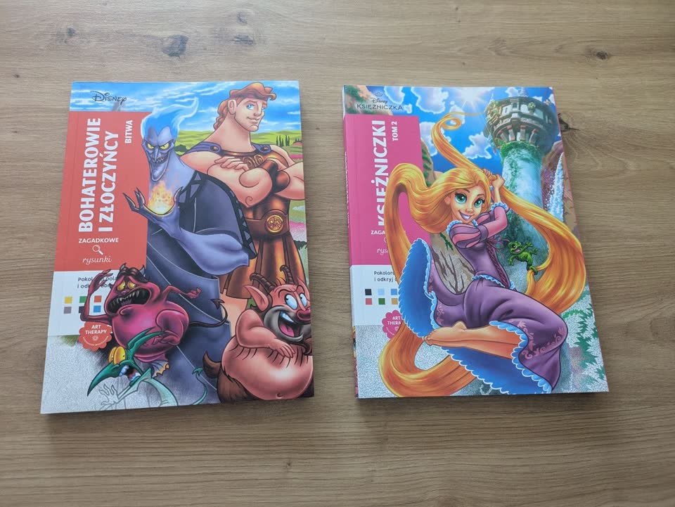 Hachette antistres bojanke (Disney), poljsko izdanje — nove