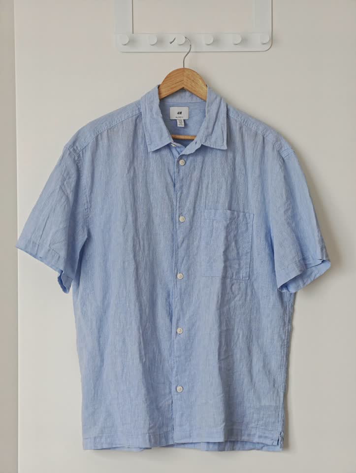 Рубашки H&M Relaxed fit