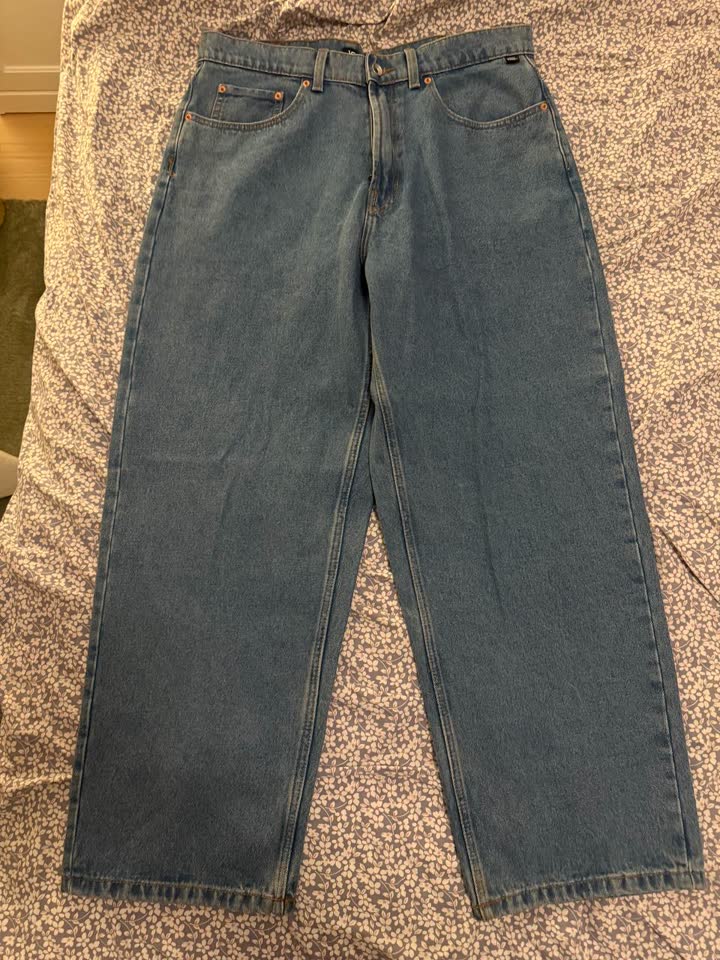 Check-5 Baggy Denim Pants