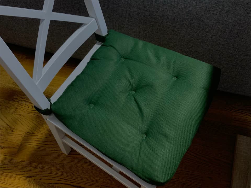 Две подушки на сидушки из IKEA