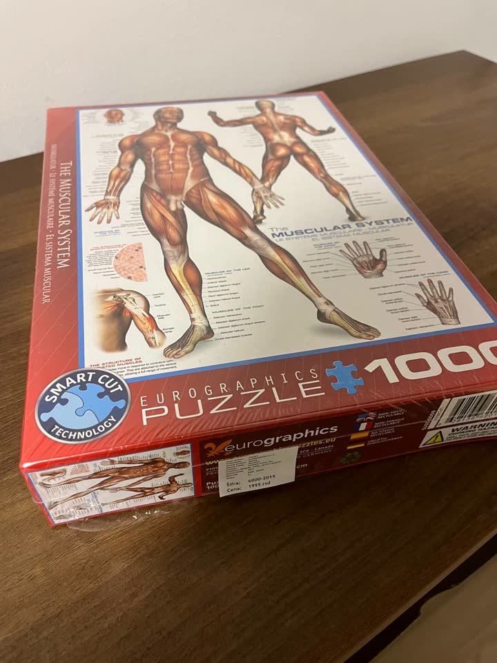 Puzzle za odrasle, pametan rez, 1000 delova