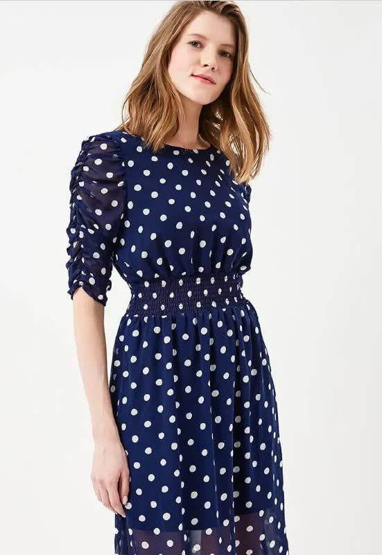 Шифоновое платье polka dot от Lime