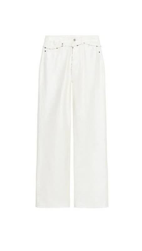 Продаю светлые джинсы ZARA (блестящие)