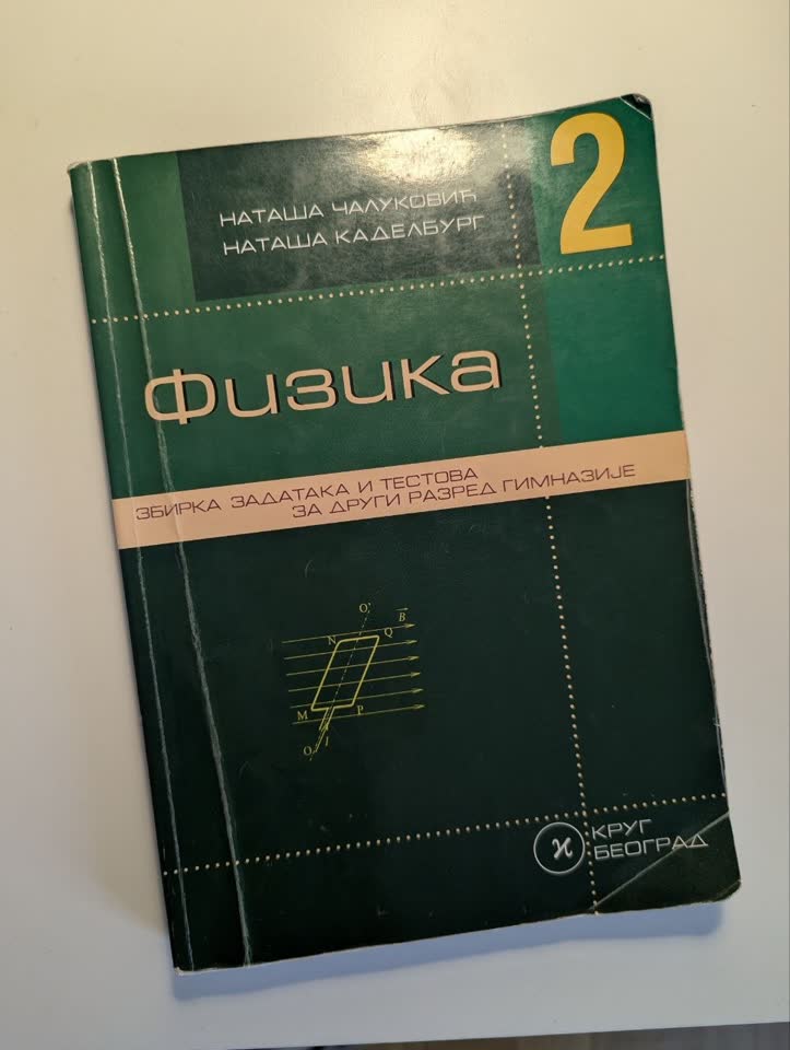 Збирка по физике, 2 разред/класс, круг Београд, 2010 (восьмое издание)