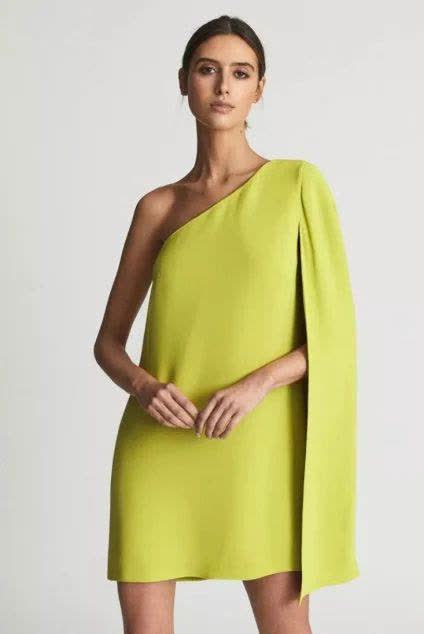 Асимметричное платье-кейп от Mango