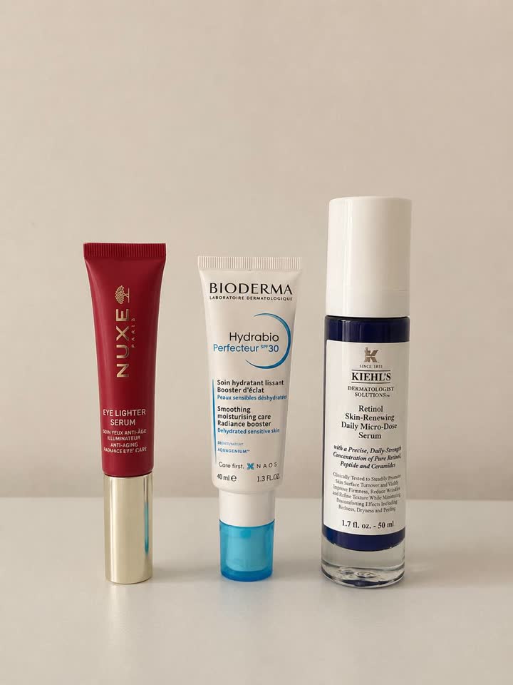 Комплект косметики: NUXE, Bioderma, Kiehl’s
