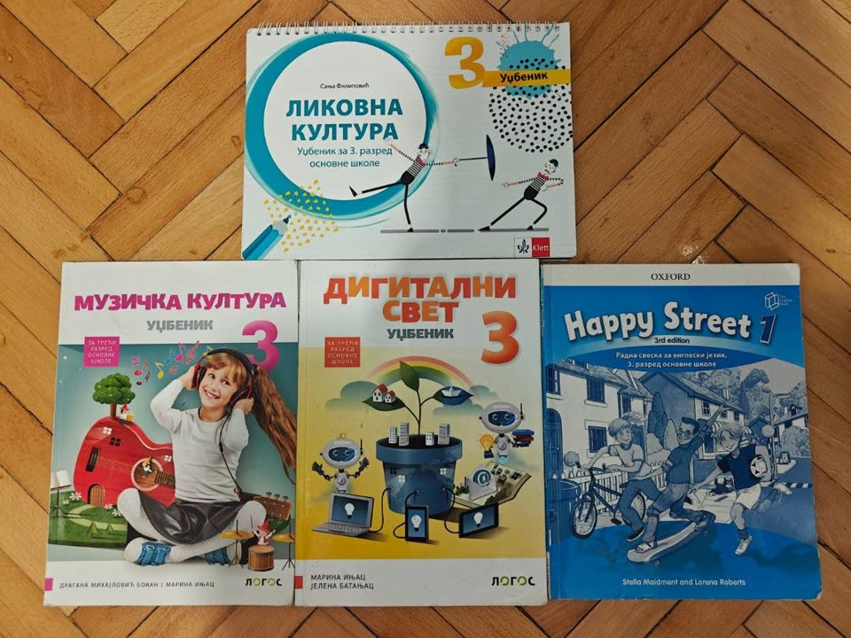Prodajem udžbenike za 3. razred