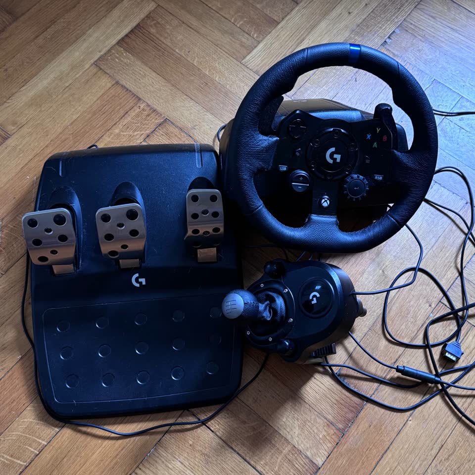 Продаю Logitech G923 (Xbox/PC) + Logitech Driving Force Shifter