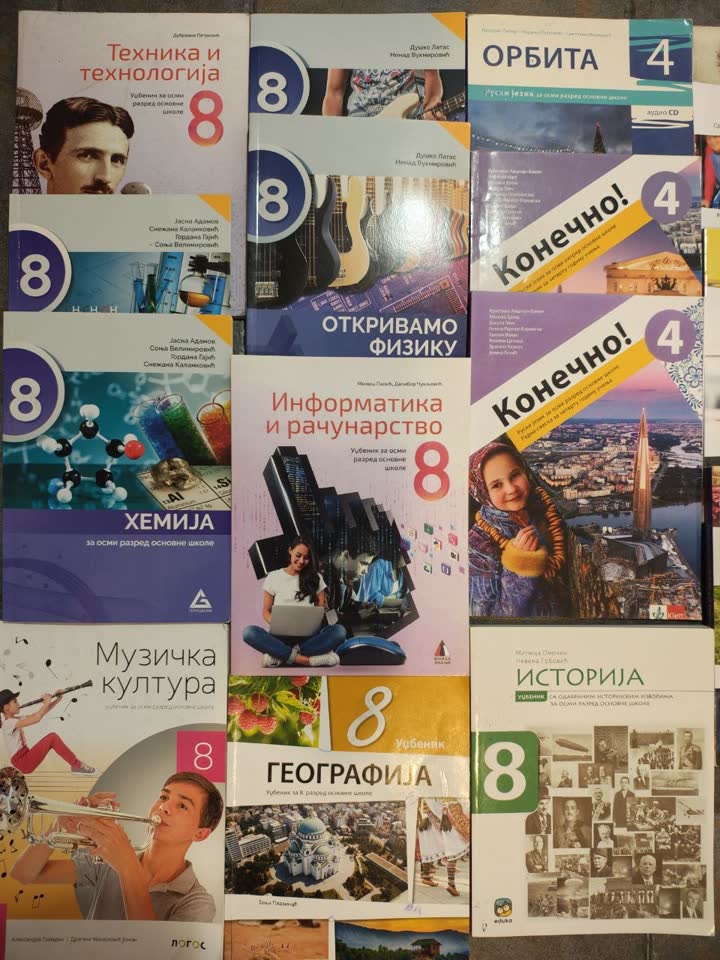 Udžbenici za 8. razred