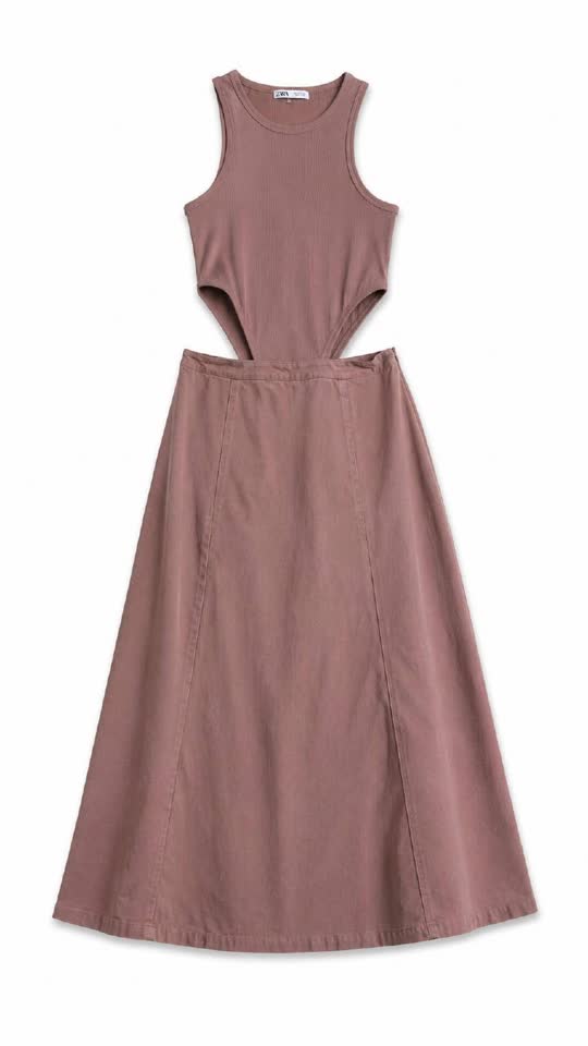 Платье Zara очень красивого светло сиреневого оттенка 👰