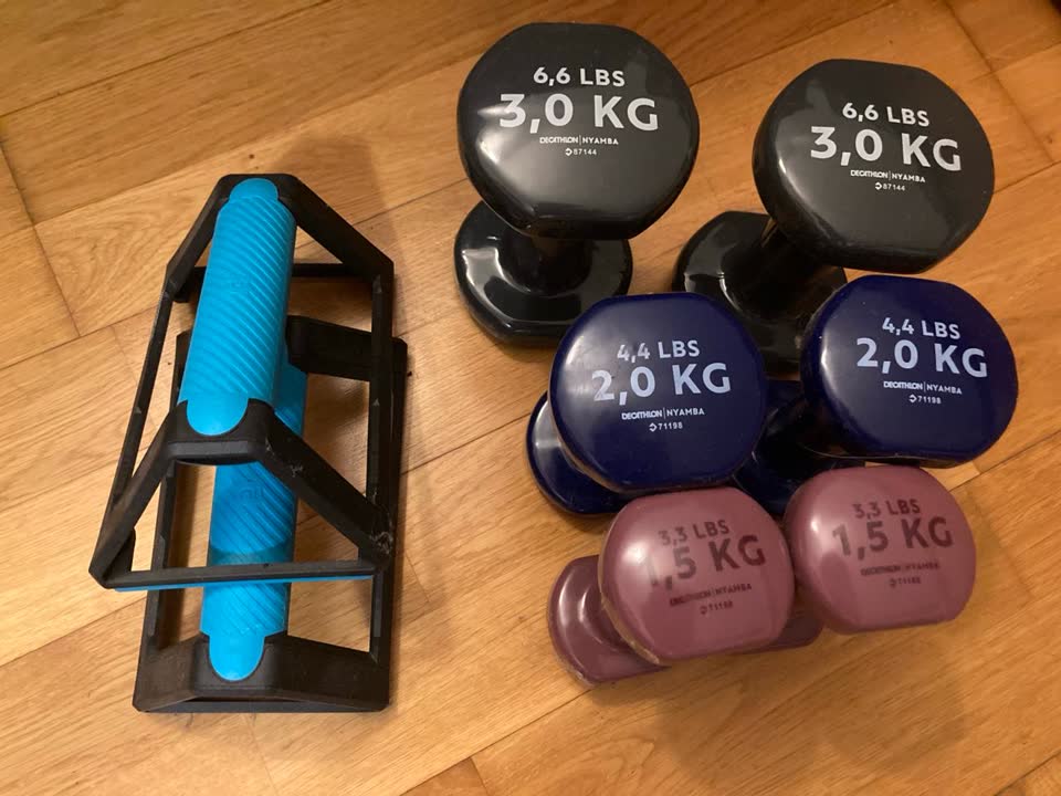 Продам гантели Decathlon