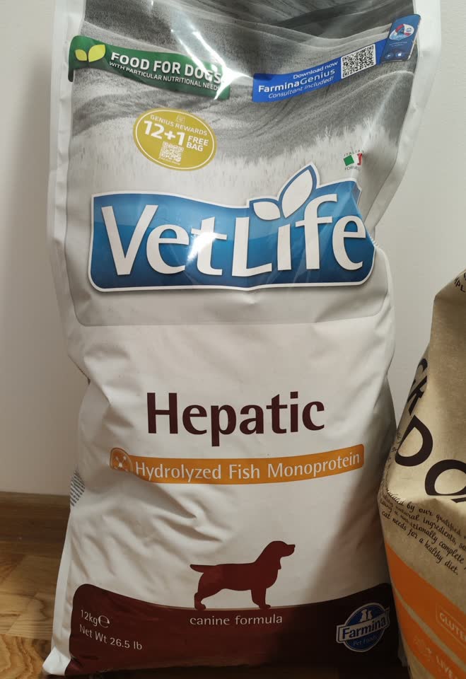 Prodajem hranu VetLife Hepatic za pse i rashladni prsluk L