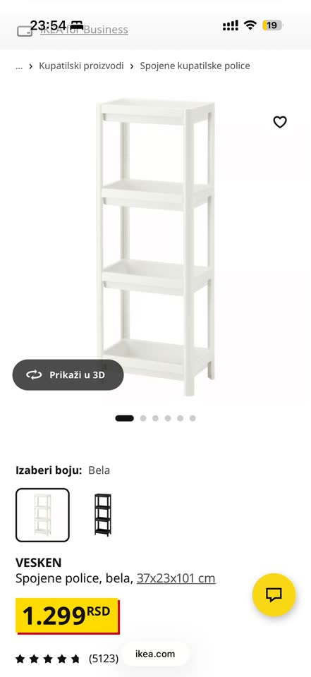 Prodajem police za kupatilo