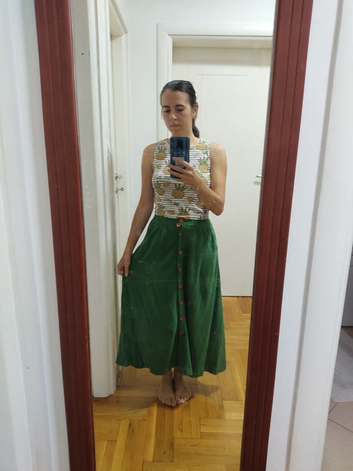 Lanena suknja Reserved