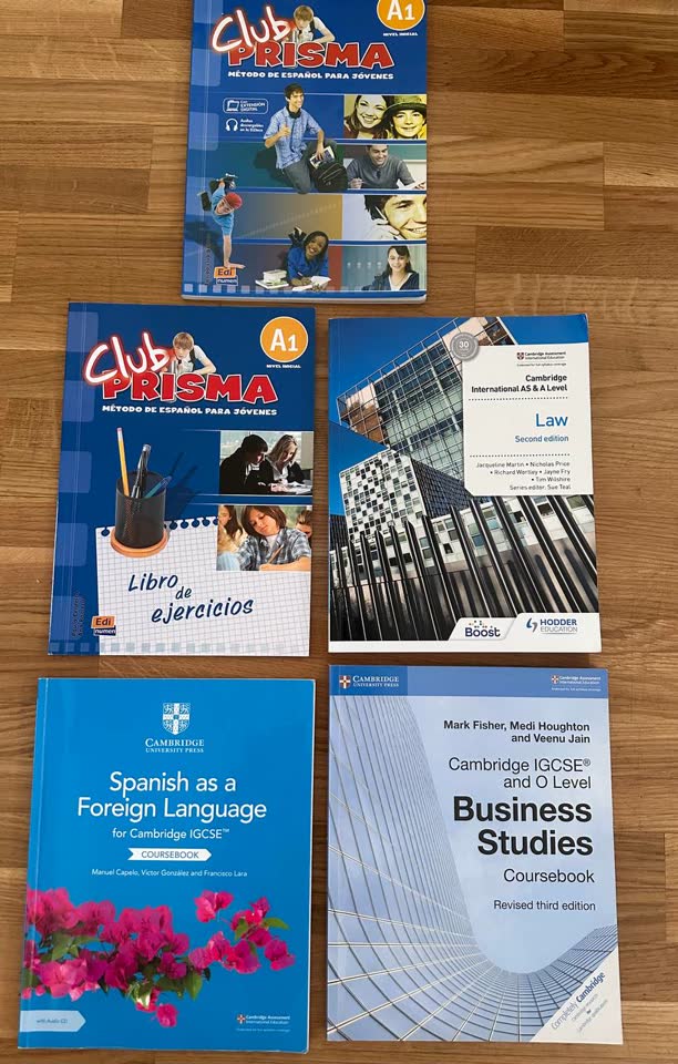 Учебники + рабочие тетради IGSCE, AS и A level