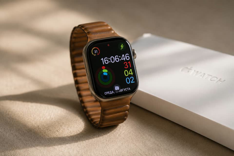 Apple Watch 11, titanijumski, baterija 99%