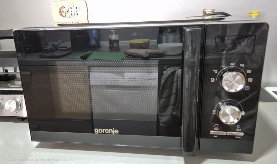 Микроволновка Gorenje MO20A3BH и ковер IKEA MORUM