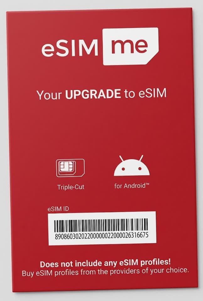 eSIM.me — fizička kartica-adapter za Android bez eSIM