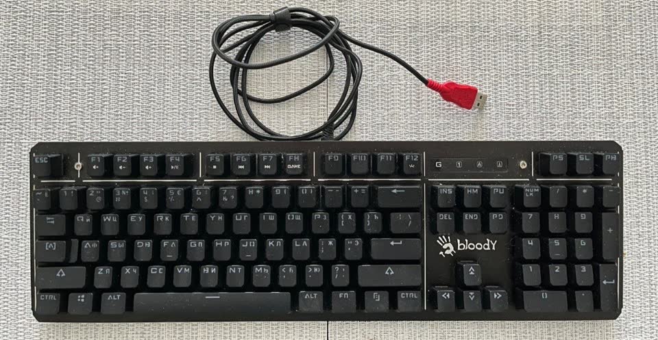 Клавиатура игровая A4Tech Bloody Gaming B975