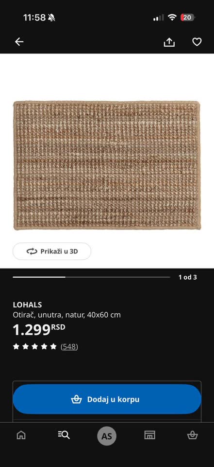 Tepih IKEA LOHALS