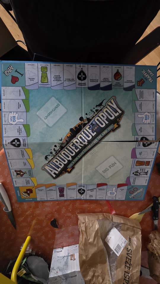 Igra tipa Monopola, ali po gradu Albukerki