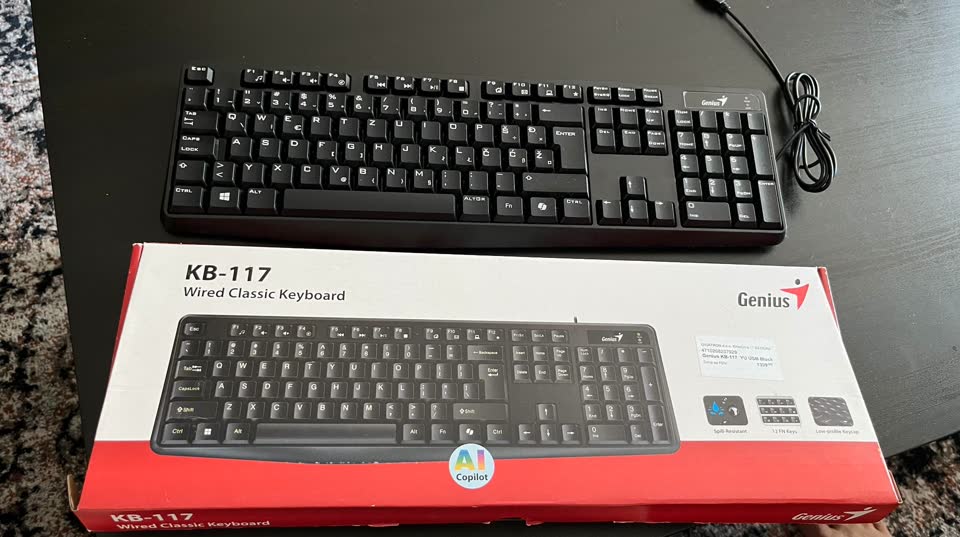 Проводная клавиатура GENIUS KB-117