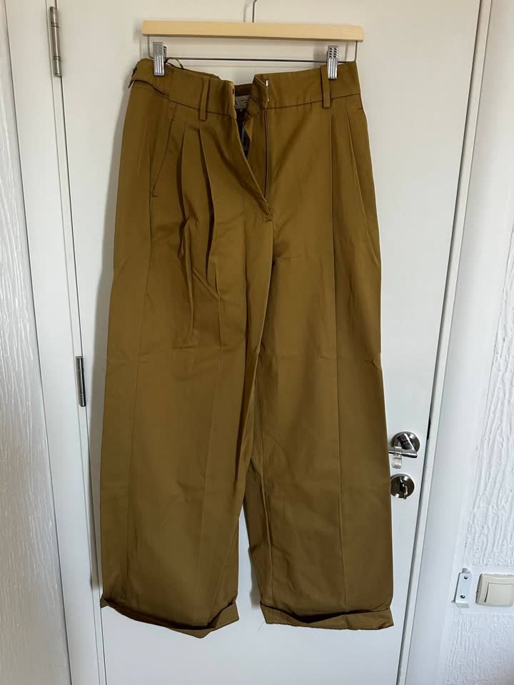 Široke pantalone Zara, M