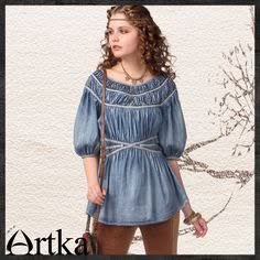 Джинсовая блузка Artka