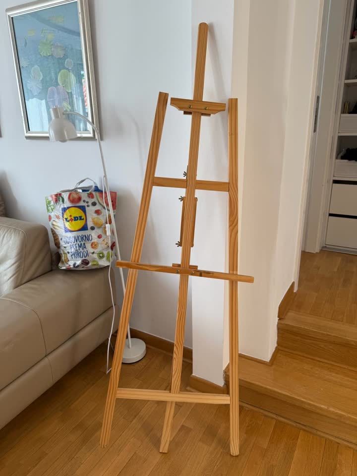Podni štafelaj, drvo, ~150 cm