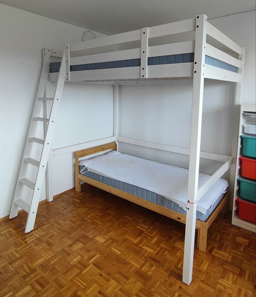 Komplet kreveta IKEA STORÅ i dušeka VESTERÖY 140x200