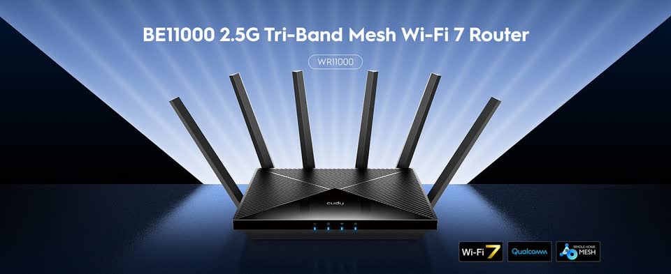 Продам Wifi 7 роутер Cudy WR11000 (BE11000)