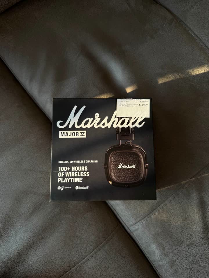 Наушники Marshall Major V, цвет коричневый