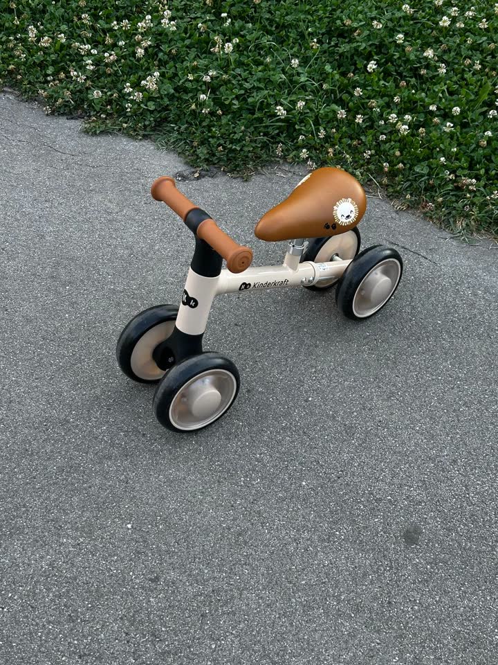 Bicikl bez pedala KINDERKRAFT BICIKL GURALICA CUTIE FLASH BEIGE