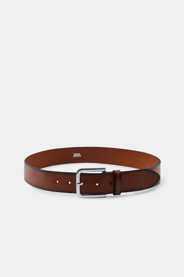 Новый кожаный ремень Zara, размер 85