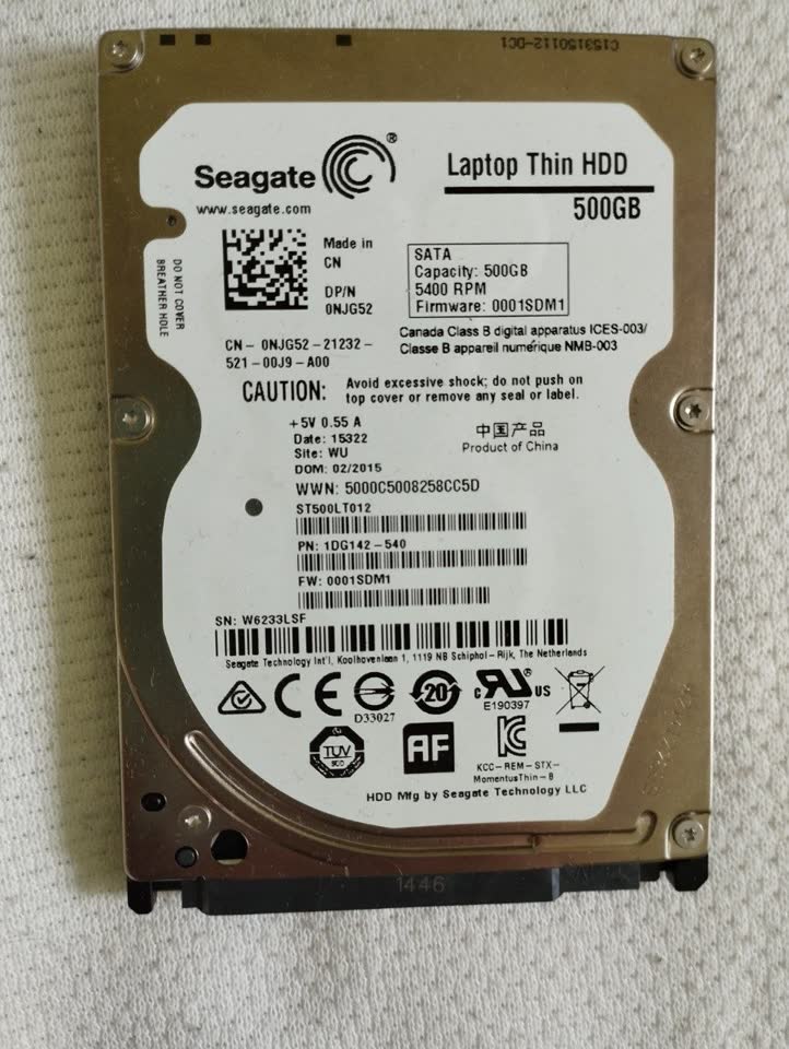 Продам 2,5" HDD Seagate 500gb sata
