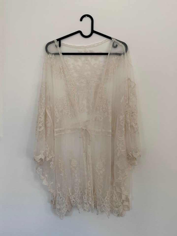 mrežasti boho kardigan