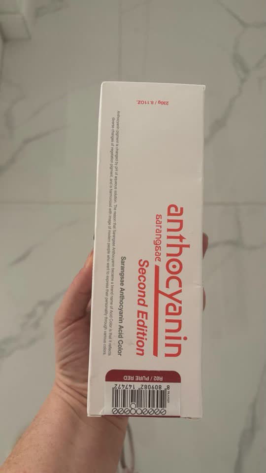 Краска для волос Sarangsae Anthocyanin Second Edition R02 Pure Red