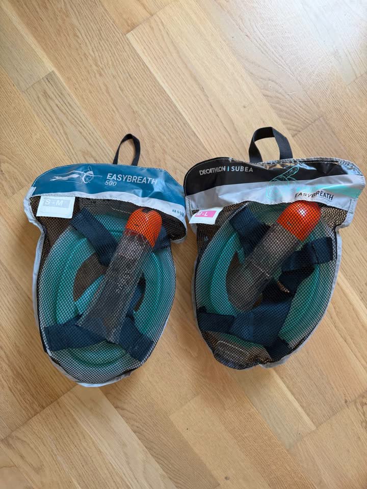 Маски и трубки для плавания Decathlon