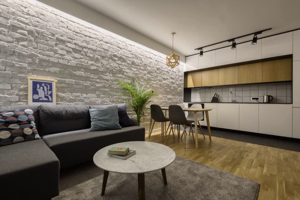 Iznajmljujem dvosoban stan u centru Beograda, Dorćol, 40 m²