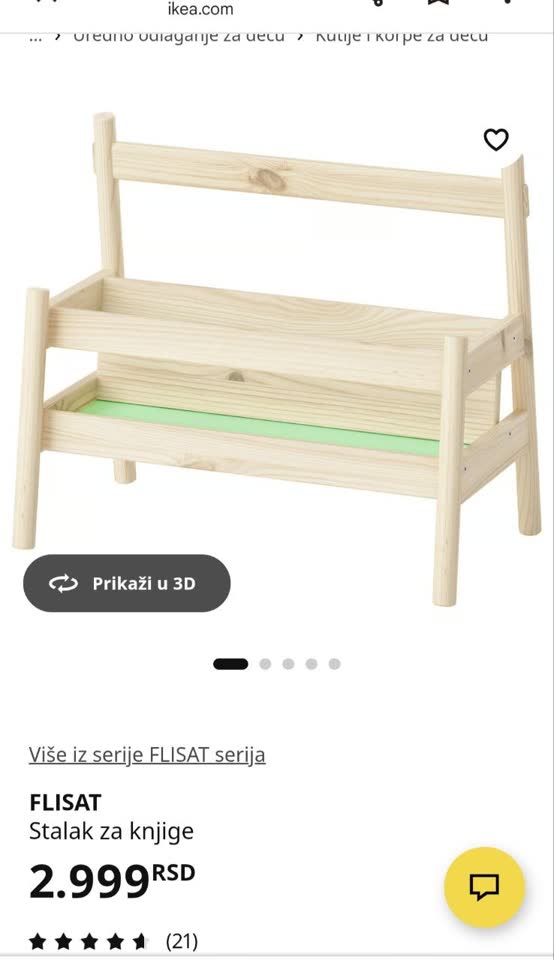 Prodajem IKEA police za knjige