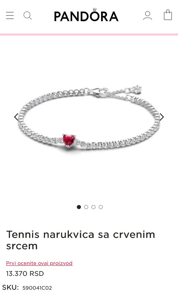 Prodaje se originalna Pandora narukvica